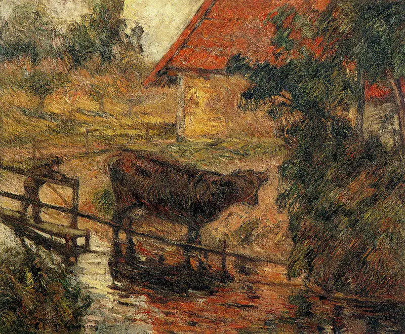 De Drinkplaats II - Paul Gauguin