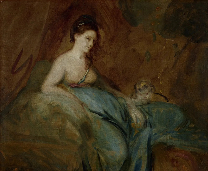 De actrice Kitty Fisher in de rol van Danae - Joshua Reynolds

Source:
L'actrice Kitty Fisher dans le rôle de Danae - Joshua Reynolds
