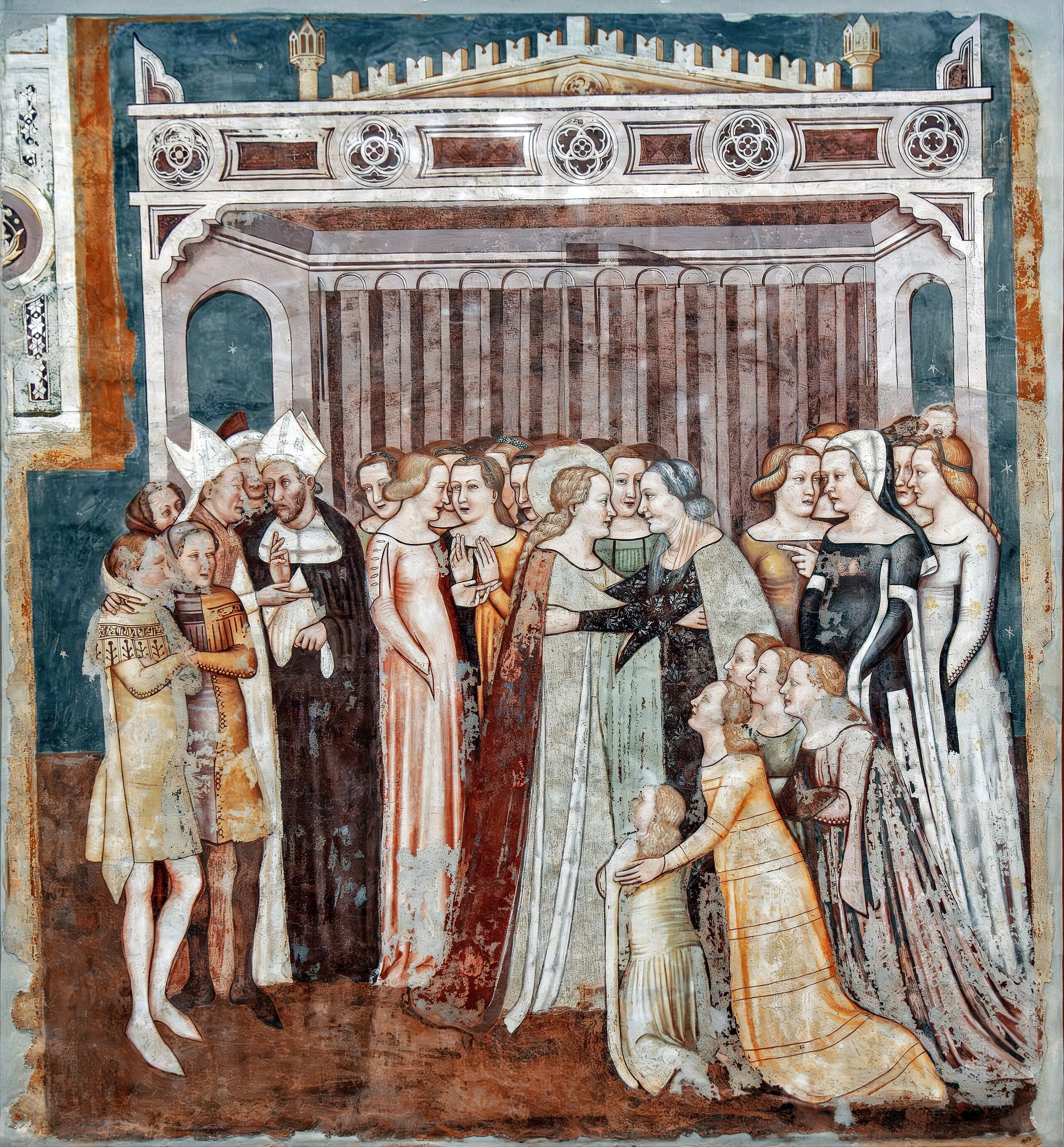 L’adieu d’Ursule à sa mère (Histoires de Sainte Ursule) - Tomaso da Modena - Alpha Reproduction