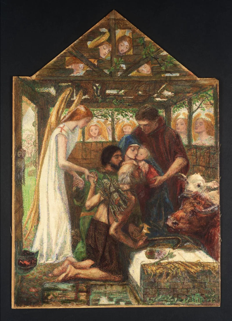 De aanbidding - Dante Gabriel Rossetti