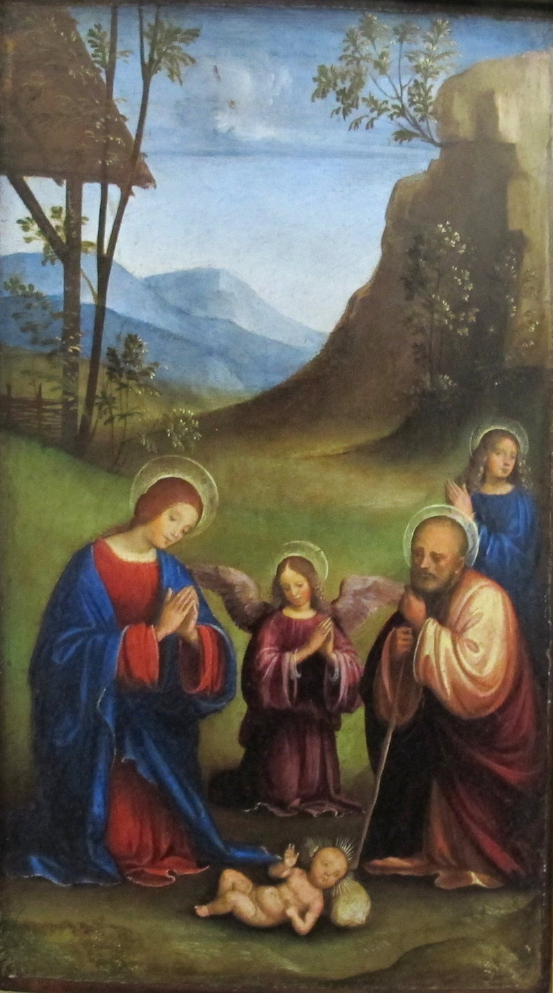 De Aanbidding van het Kind - Francesco Francia