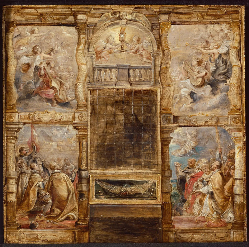 De Eucharistische Aanbidding - Peter Paul Rubens