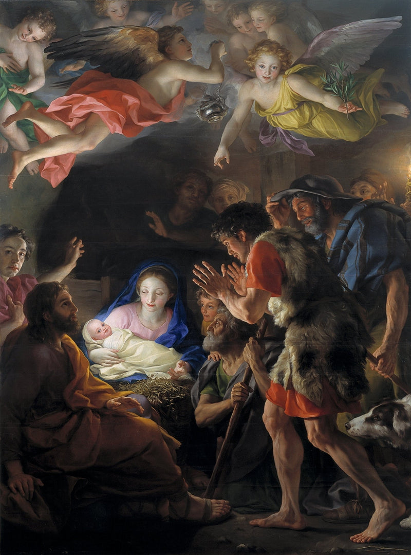 De Aanbidding der herders - Anton Raphael Mengs