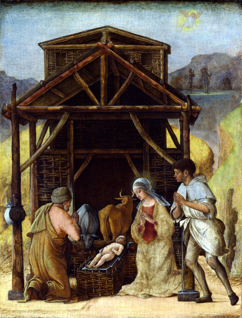 De Aanbidding van de herders - Ercole de’ Roberti