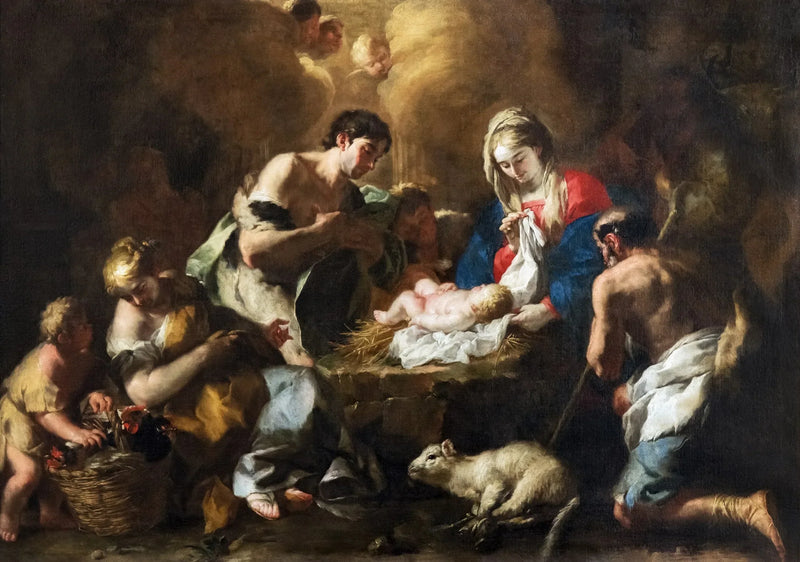 De aanbidding van de herders - Francesco Solimena