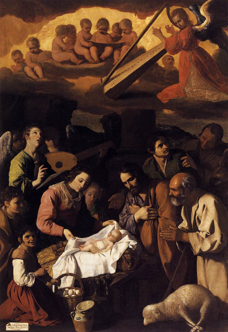 De Aanbidding der herders - Francisco de Zurbarán