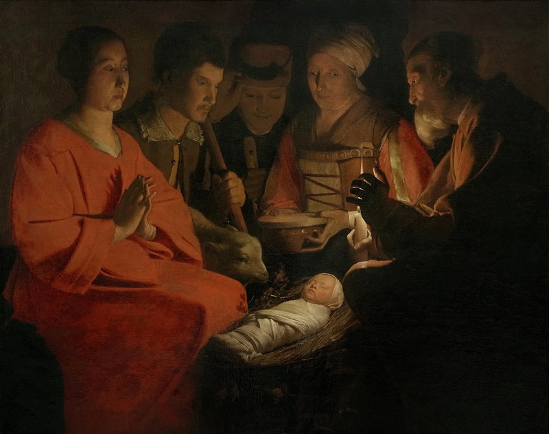 De Aanbidding van de herders - Georges de La Tour