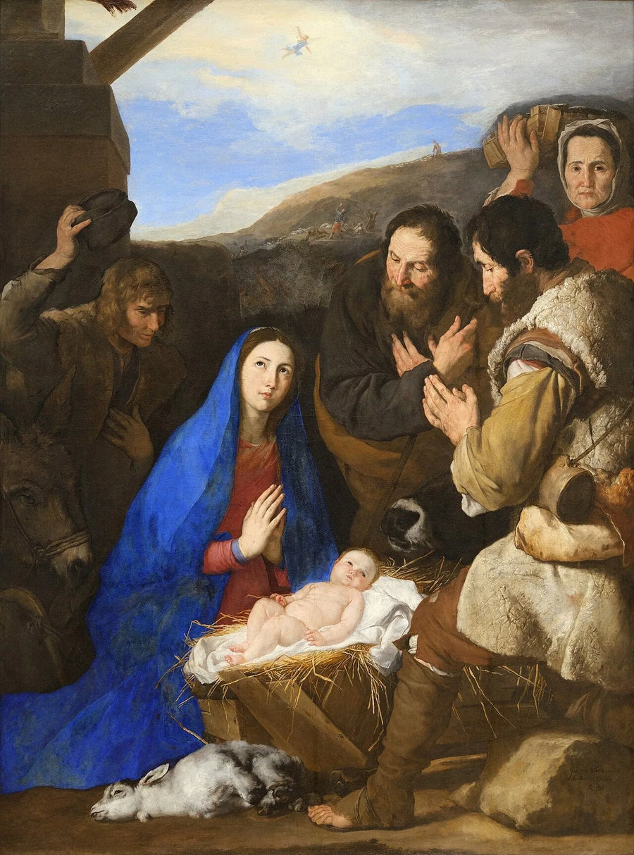 De Aanbidding van de herders - Jusepe de Ribera