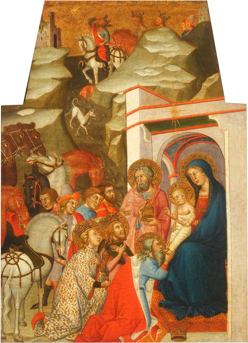 De Aanbidding der Wijzen - Bartolo di Fredi