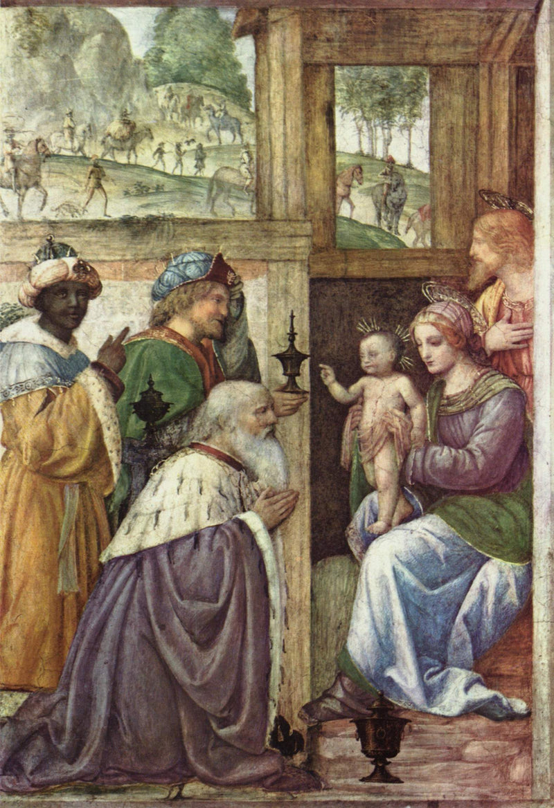 De Aanbidding der Wijzen - Bernardino Luini