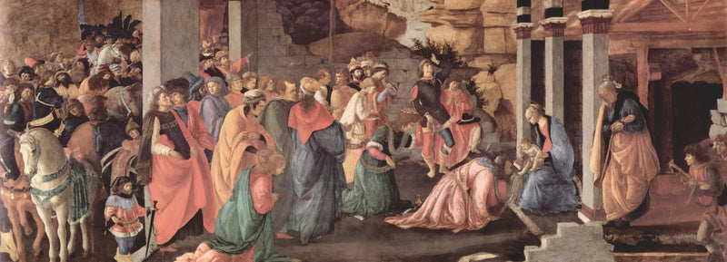 De Aanbidding der Wijzen - Filippino Lippi