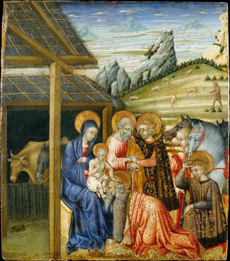 De Aanbidding der Wijzen - Giovanni di Paolo