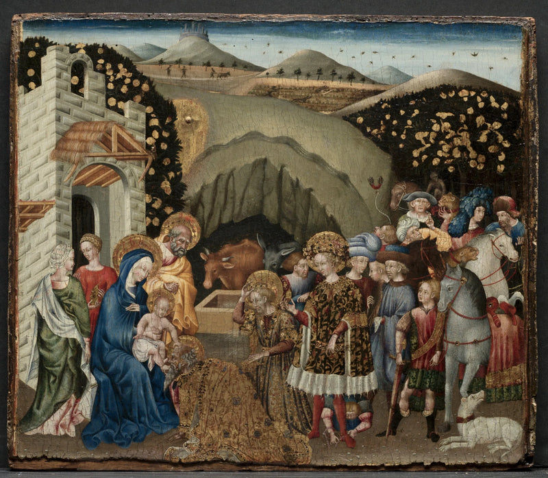 De Aanbidding der Wijzen - Giovanni di Paolo