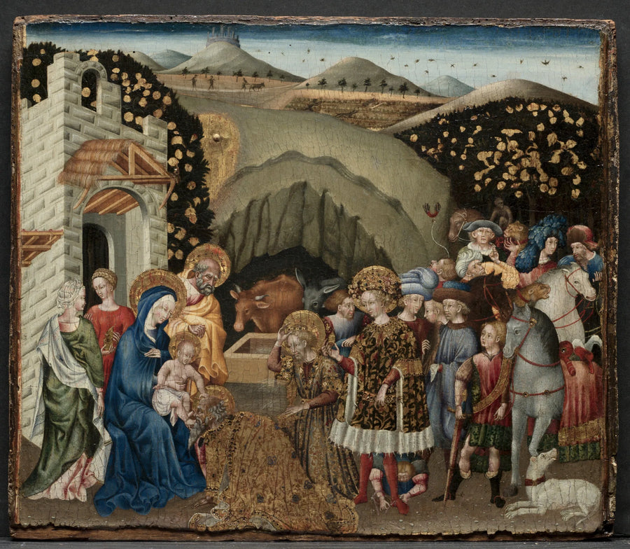 De Aanbidding der Wijzen - Giovanni di Paolo