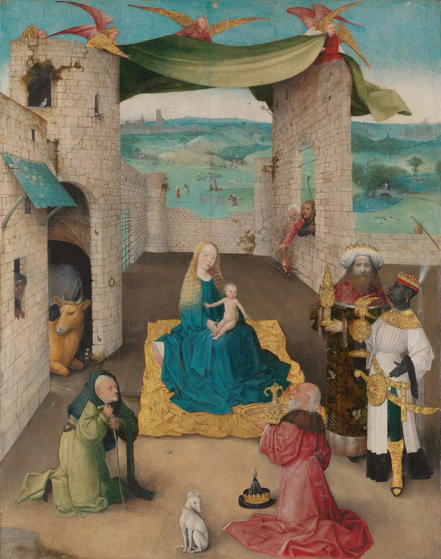 De Aanbidding van de Wijzen - Hieronymus Bosch