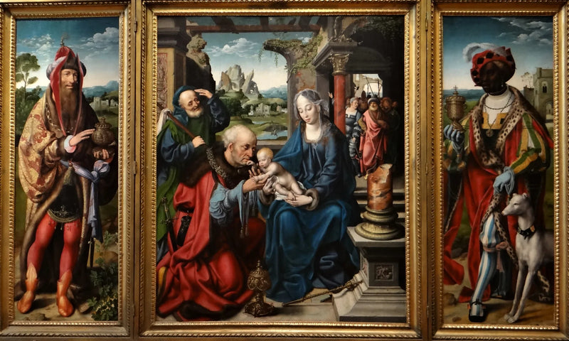 De Aanbidding der Wijzen - Joos van Cleve