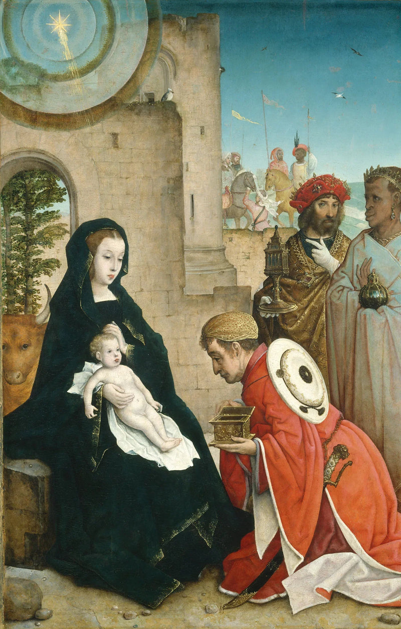 De Aanbidding der Wijzen - Juan de Flandes