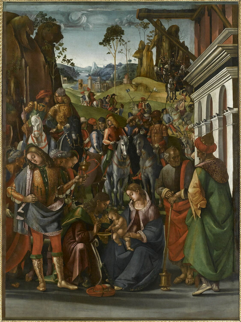 De Aanbidding der Wijzen - Luca Signorelli