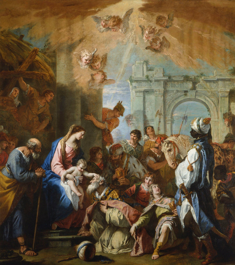 De Aanbidding der Wijzen - Sebastiano Ricci