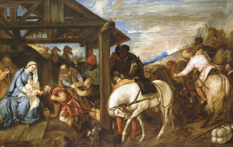 De Aanbidding der Wijzen - Titian