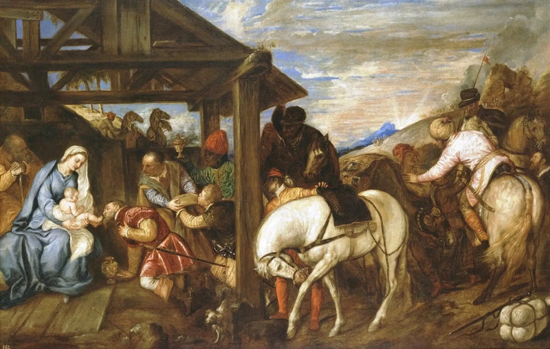 De Aanbidding der Wijzen - Titian