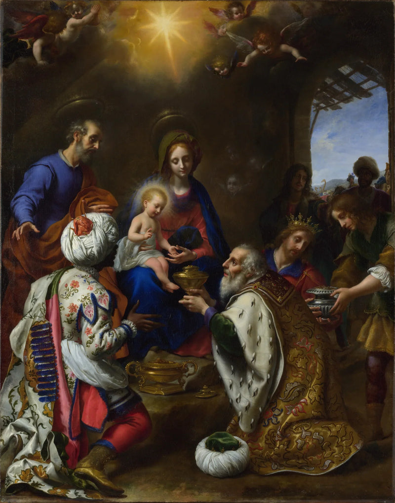 De Aanbidding der Wijzen - Carlo Dolci