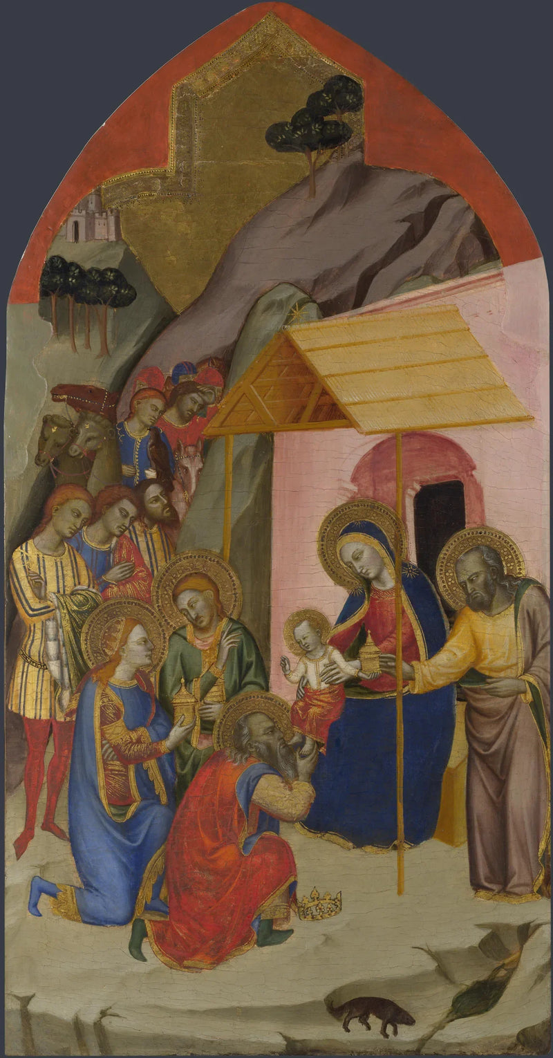De Aanbidding der Wijzen - Jacopo di Cione