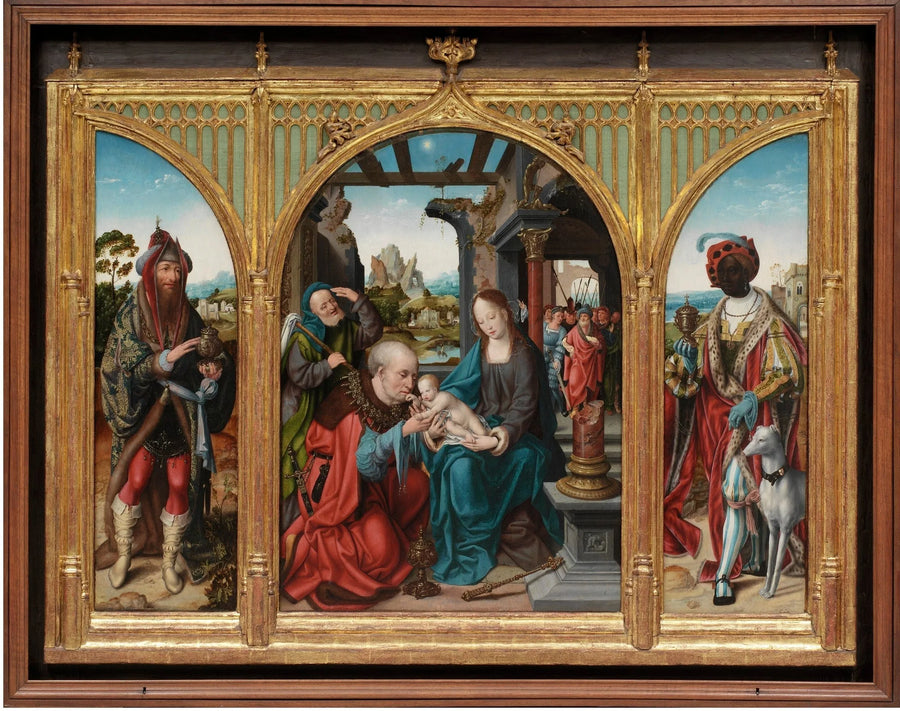 De Aanbidding der Wijzen - Joos van Cleve