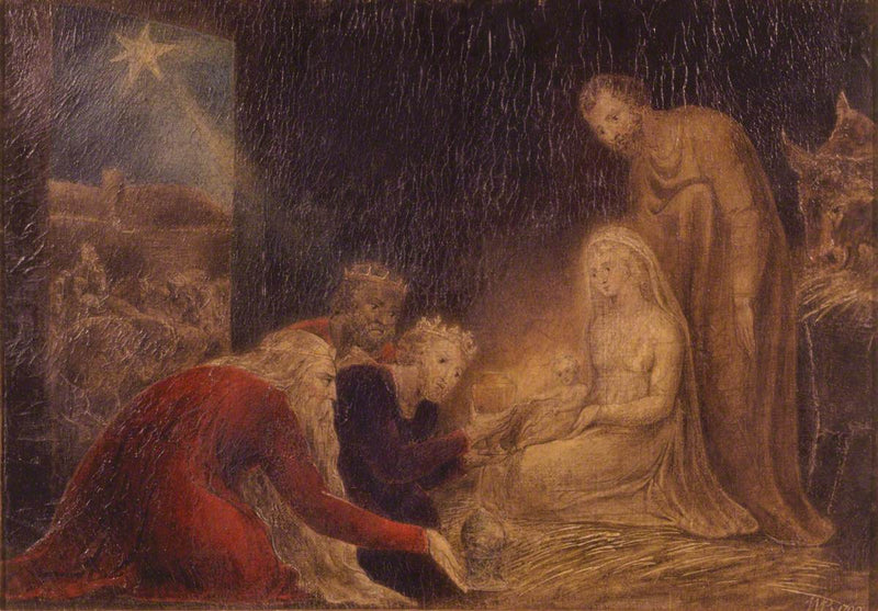 De Aanbidding der Wijzen - William Blake