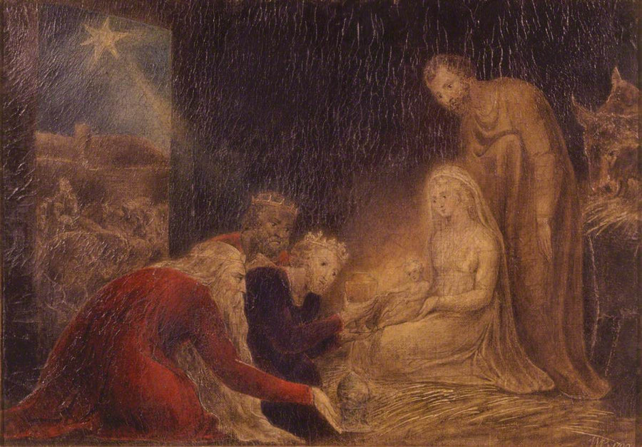 De Aanbidding der Wijzen - William Blake
