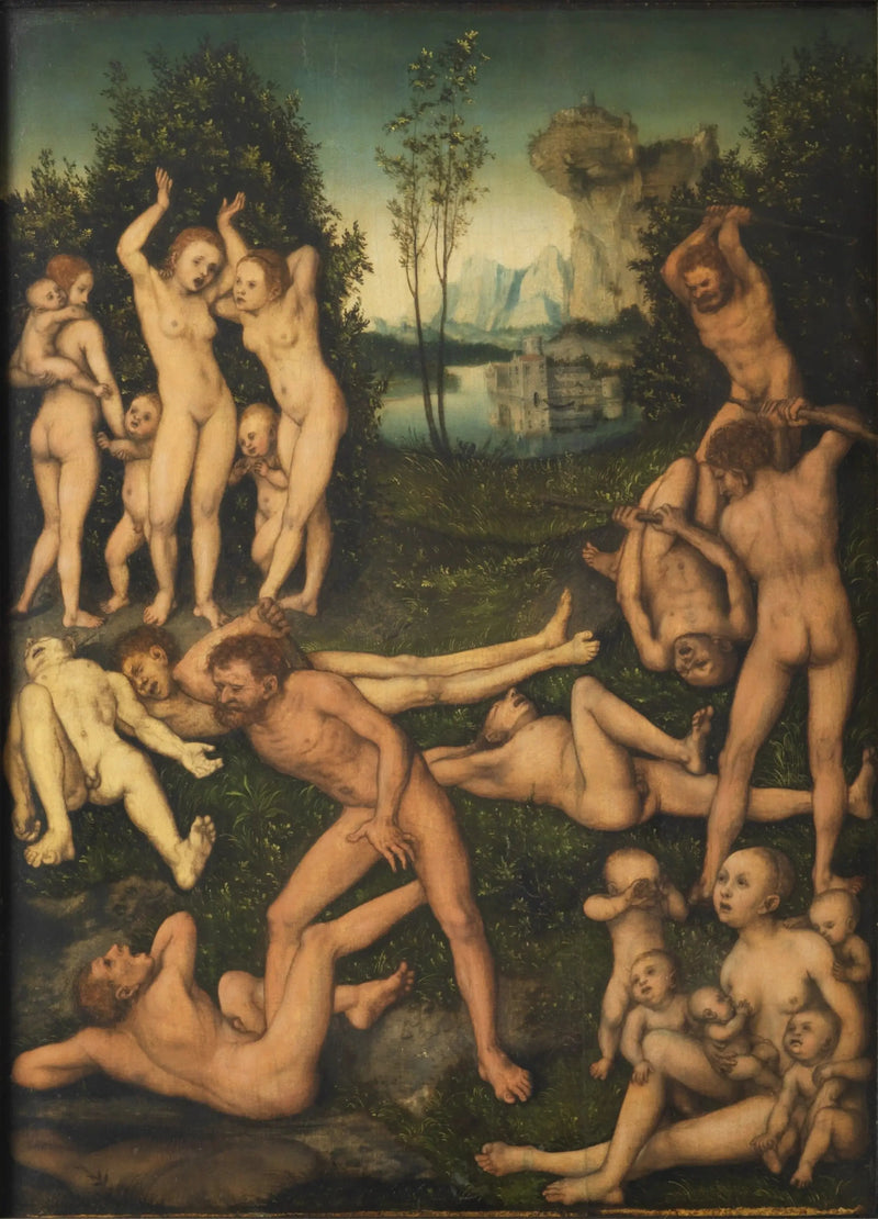 De Zilveren Eeuw, vroeger genoemd De effecten van jaloezie - Lucas Cranach de Oudere