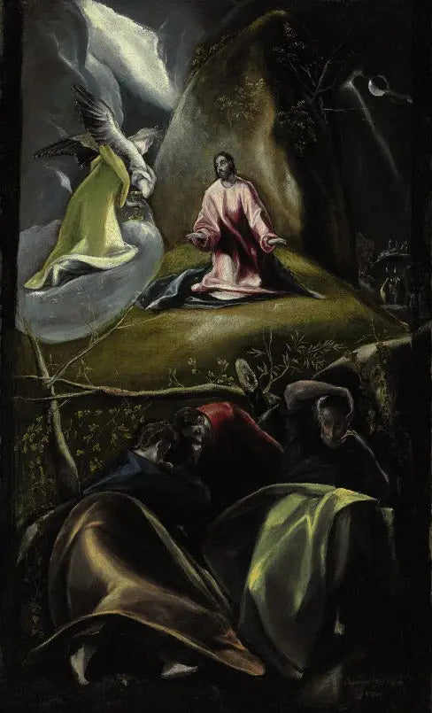 De lijdensweg in de olijfgaard - El Greco