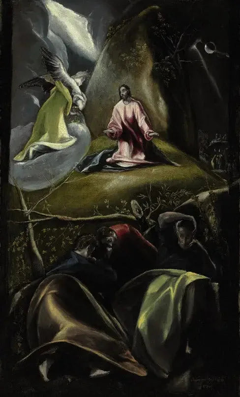 De lijdensweg in de olijfgaard - El Greco