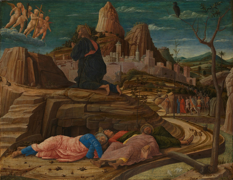 De lijdensweg in de tuin - Andrea Mantegna