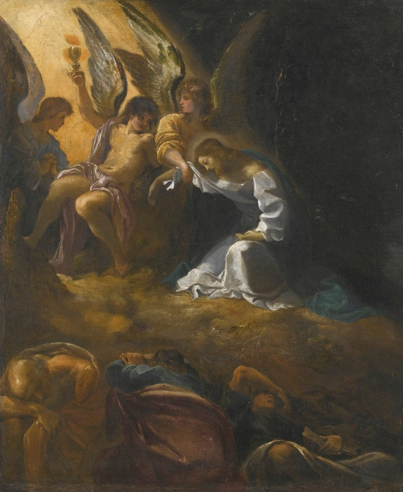 De lijdensweg in de tuin van Gethsémani - Ludovico Carracci