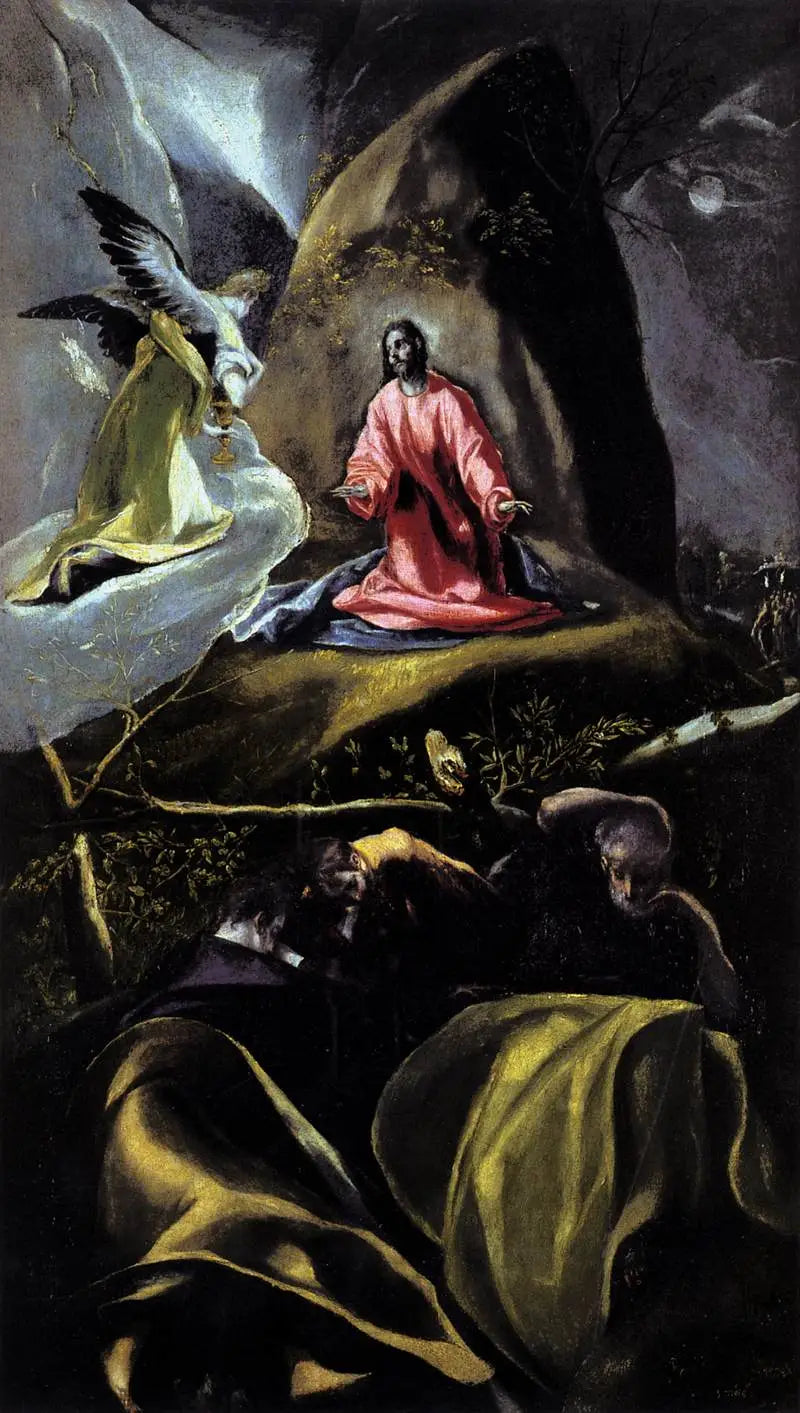 De lijdzaamheid in de tuin van de olijfbomen. - El Greco