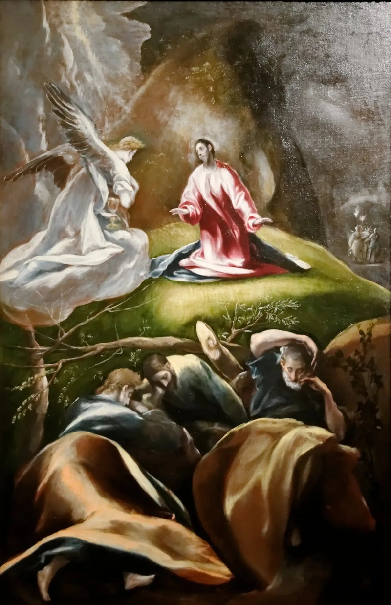 De lijdensweg in de olijfgaard - El Greco