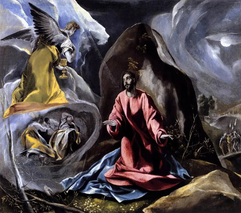 De lijdensweg in de olijfgaard - El Greco