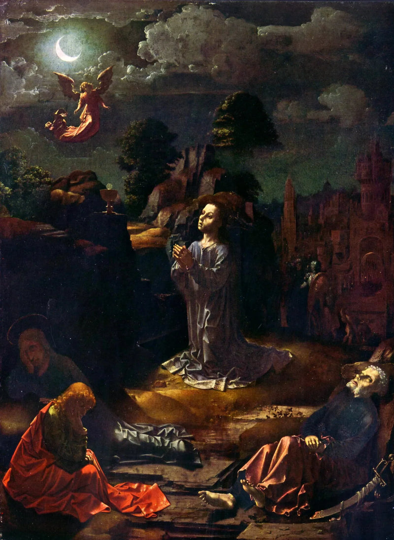 De lijdensweg in de olijfgaard - Jan Gossaert