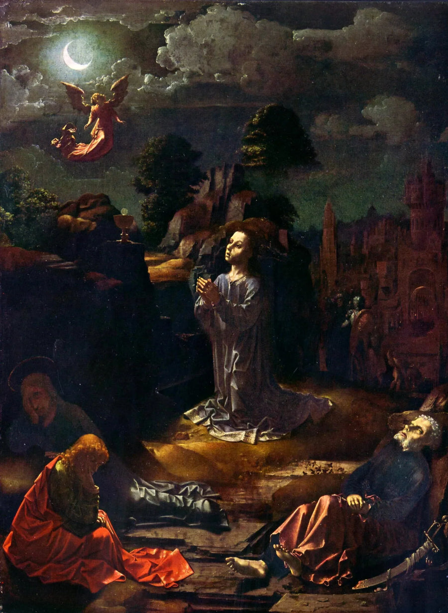 De lijdensweg in de olijfgaard - Jan Gossaert