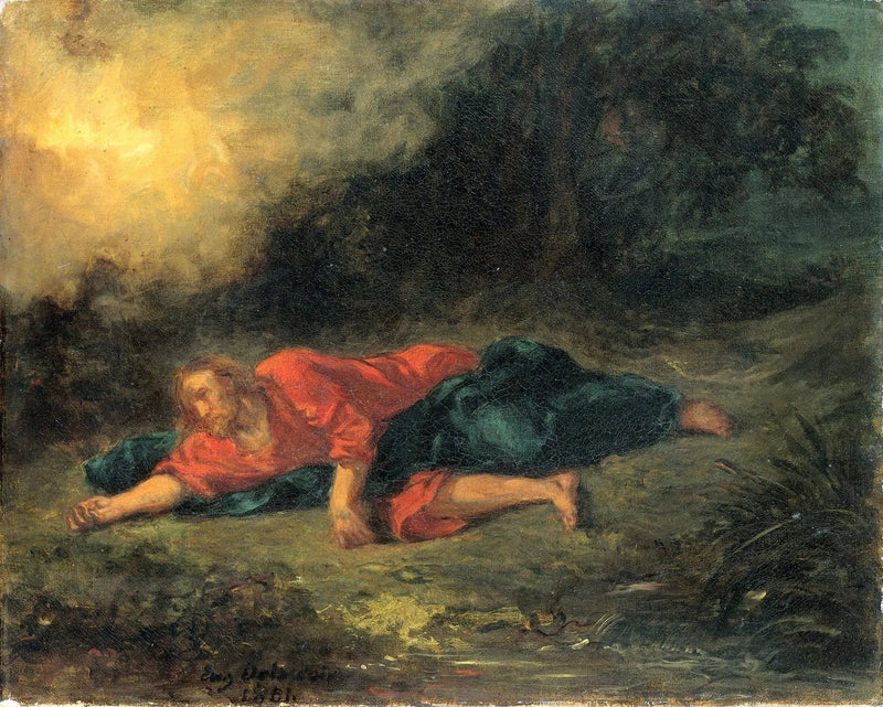 De agonies in de tuin - Eugène Delacroix