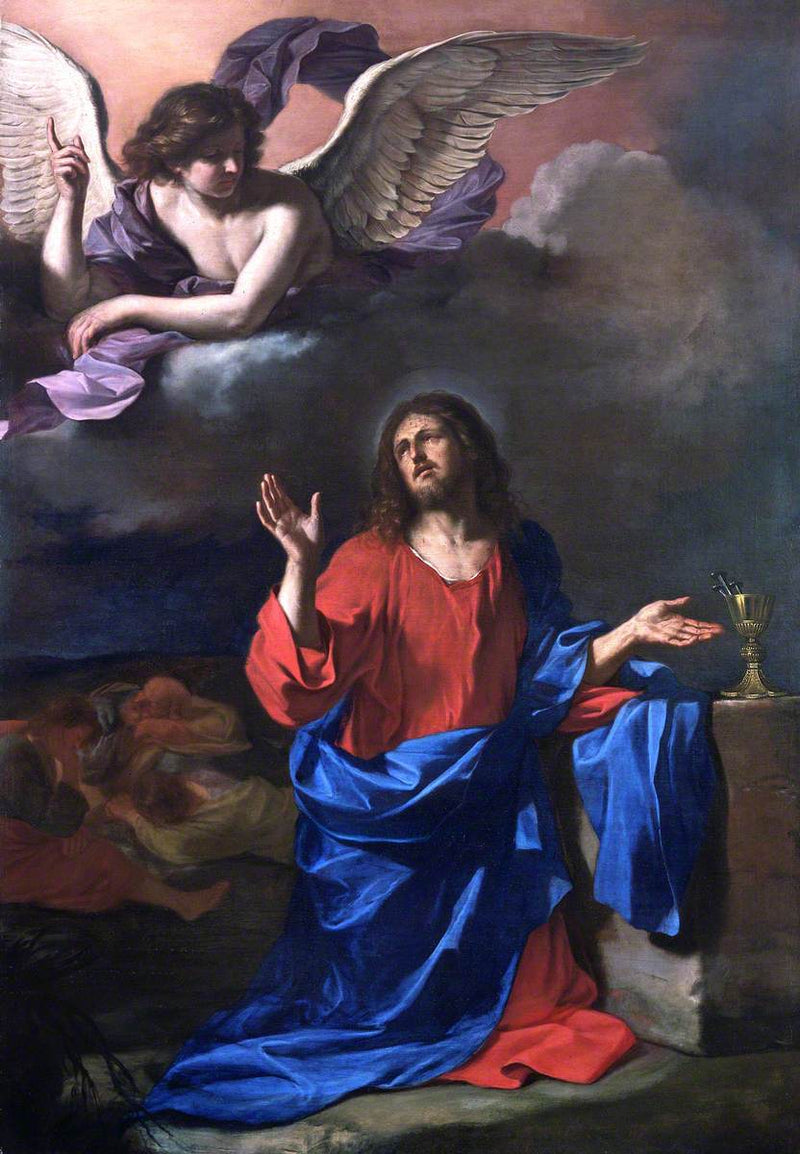 De lijdensweg in de tuin - Guercino