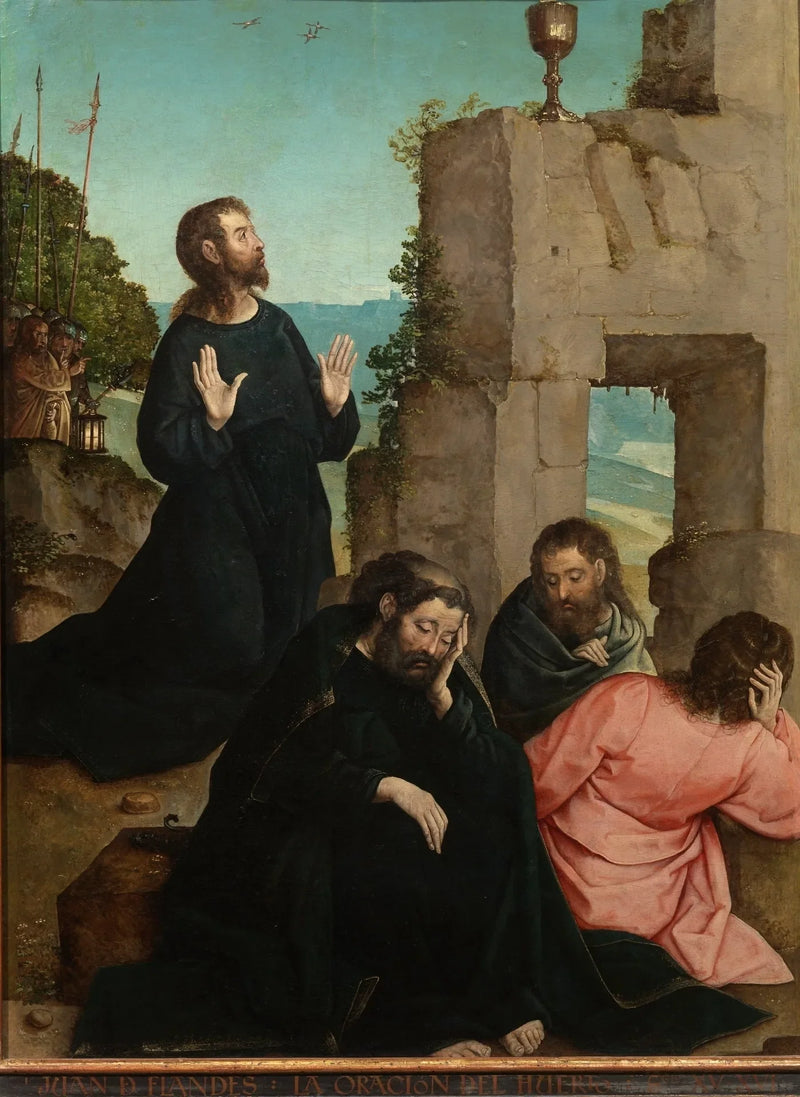 De lijdensweg in de tuin - Juan de Flandes