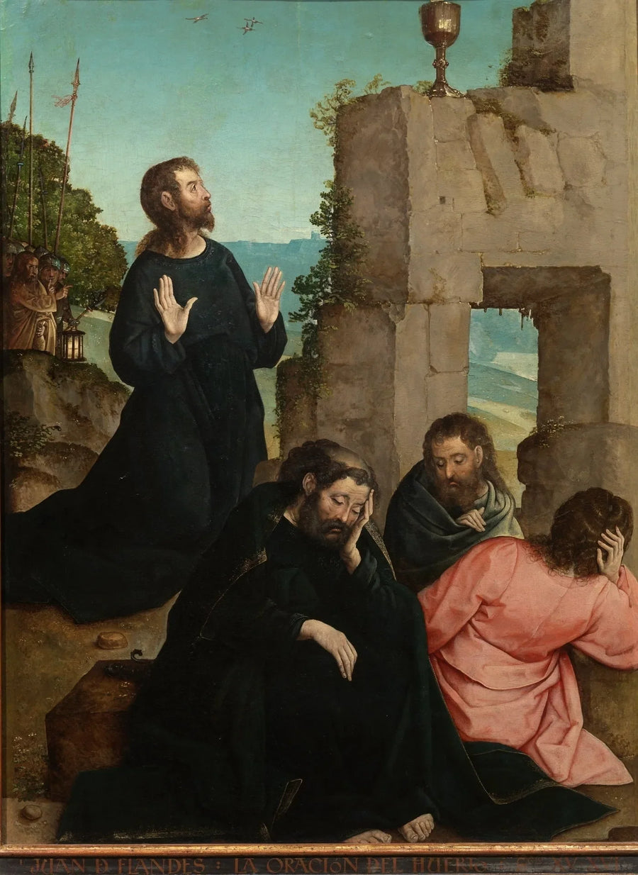 De lijdensweg in de tuin - Juan de Flandes