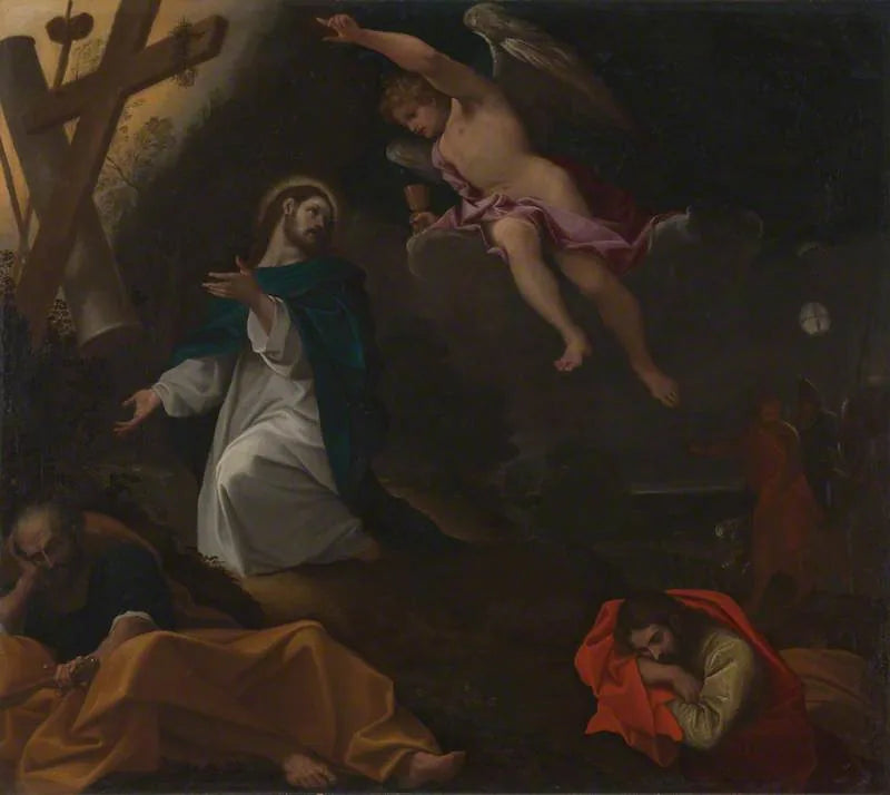 De lijdensweg in de tuin - Ludovico Carracci