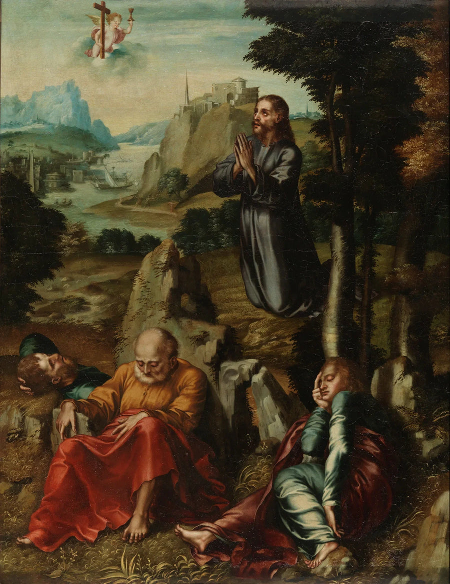 De lijdensweg in de tuin - Luis de Morales