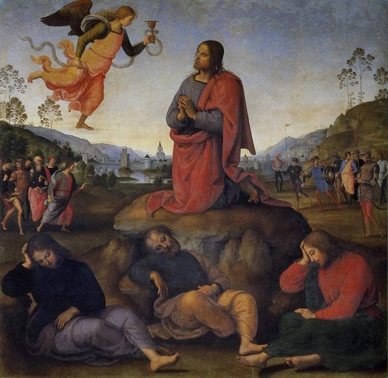 De lijdensweg in de tuin - Pietro Perugino