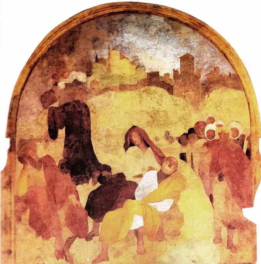 De lijdensweg in de tuin - Pontormo