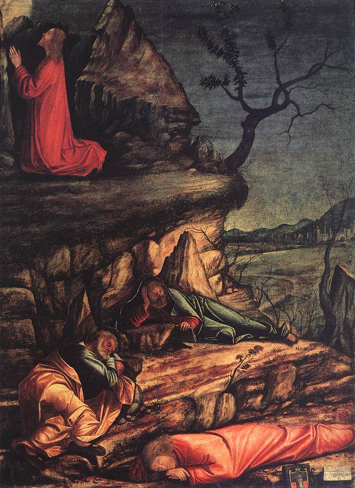 De lijdensweg in de tuin - Vittore Carpaccio