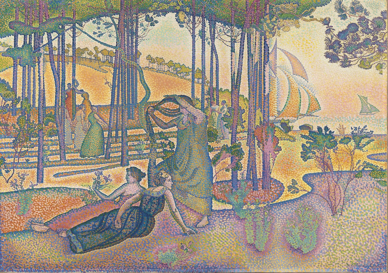 De avondlucht - Henri-Edmond Cross